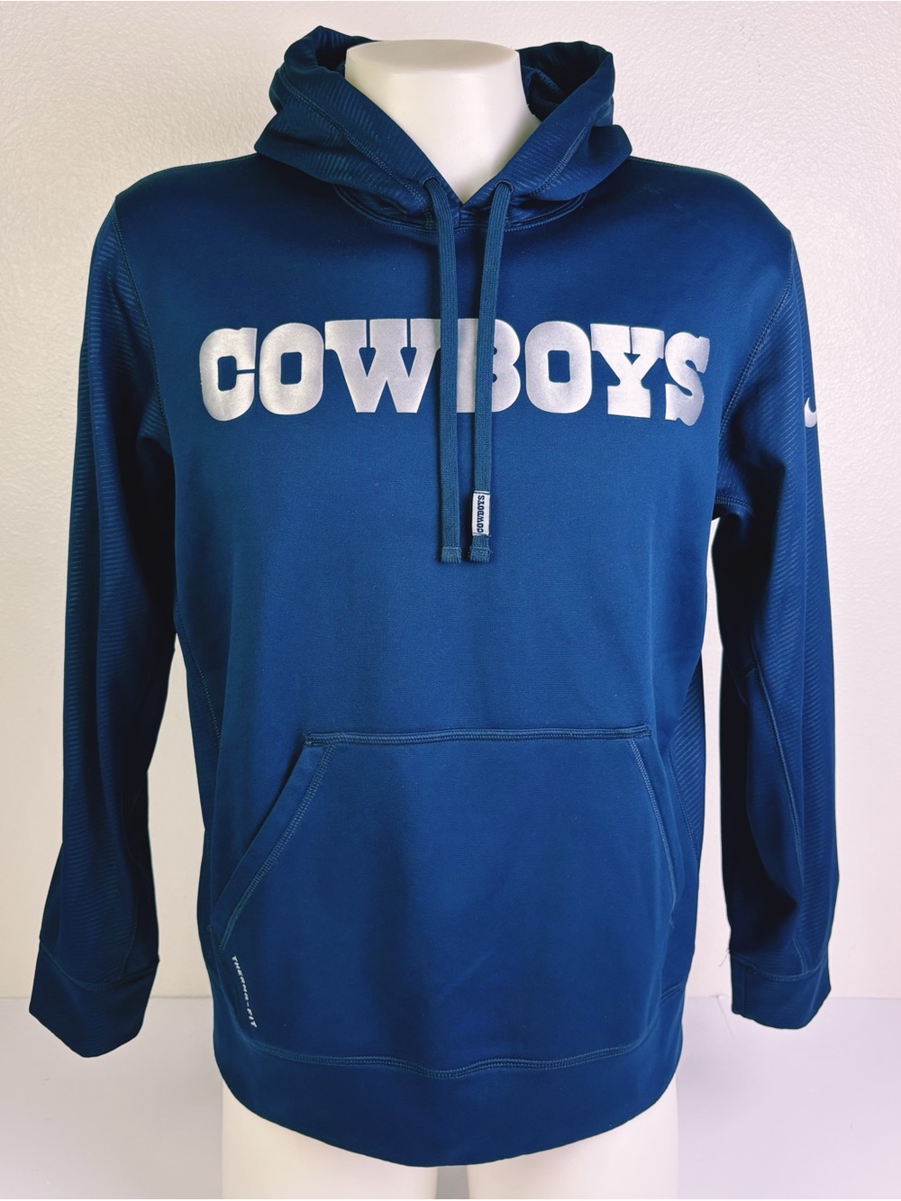 Nike Dallas Cowboys NFL On-Field Apparel Therma-FIT pullover hoodie Men’s M Blue